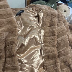 Dennis Basso Women's Teddy Jacket - Tan